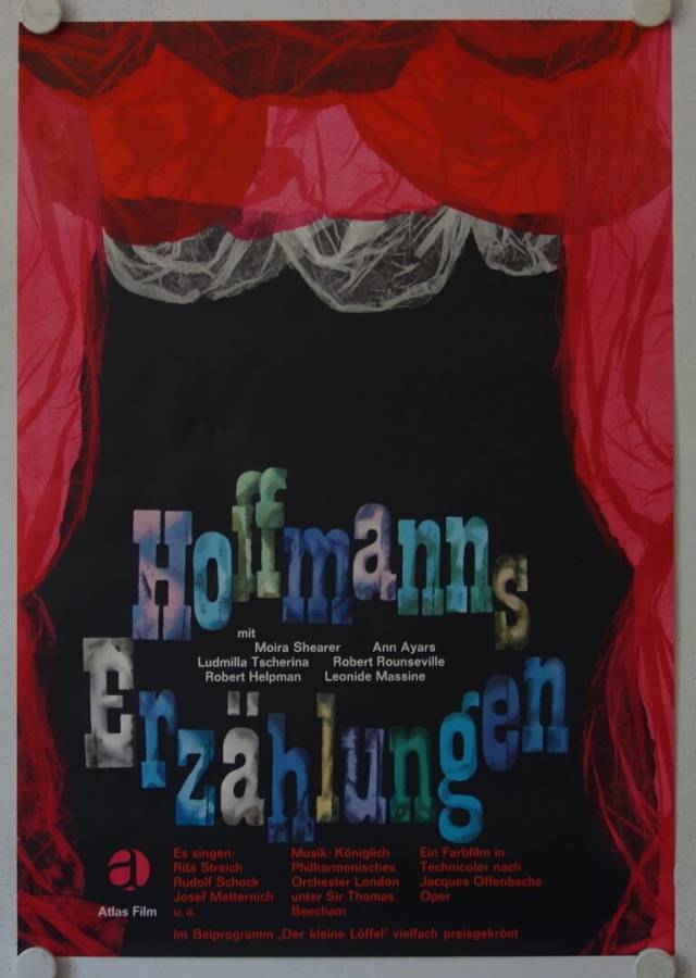 Tales of Hoffmann re-release german movie poster